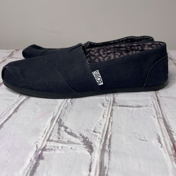 Bobs From Sketchers Memory Foam Fabric Slip On Shoes - Picture 3 of 7